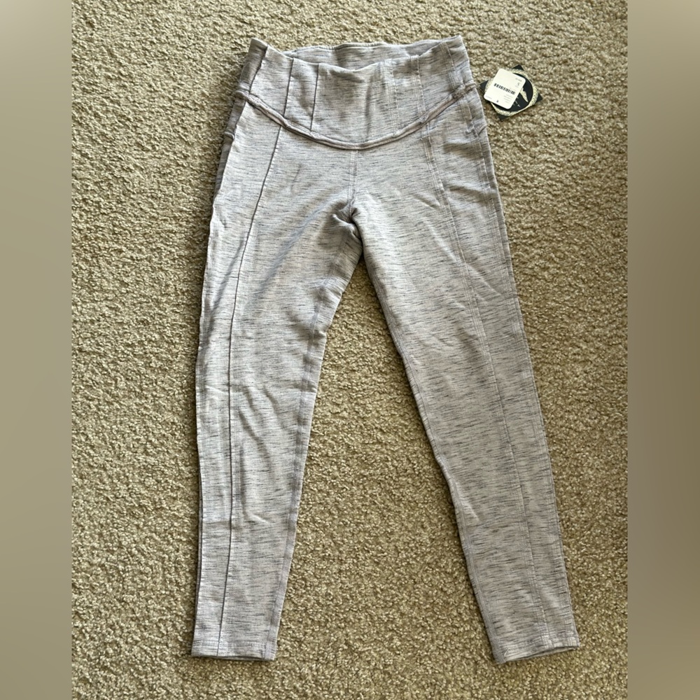 Free People high-rise ankle length hybrid leggings